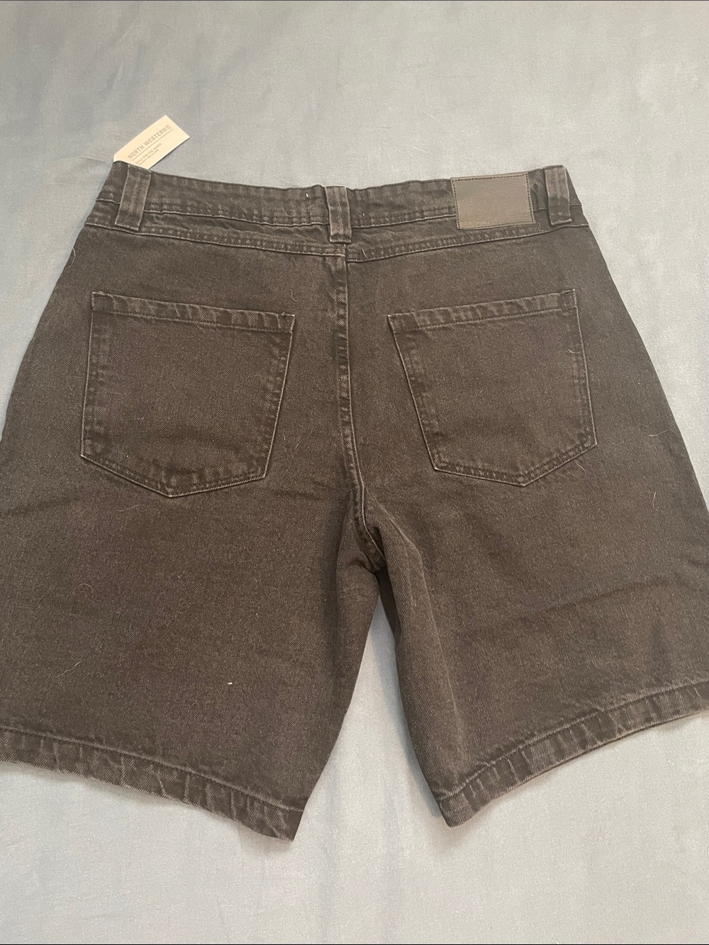 Men's Black Denim Shorts